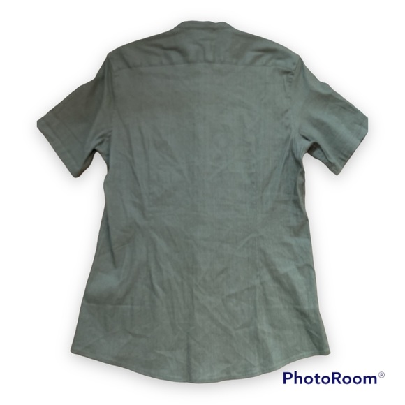 ✨NWOT ASOS Slim Fit Short Sleeved Button Down Shirt - Picture 5 of 6